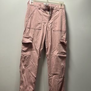 Abercrombie kids pink cargo pants